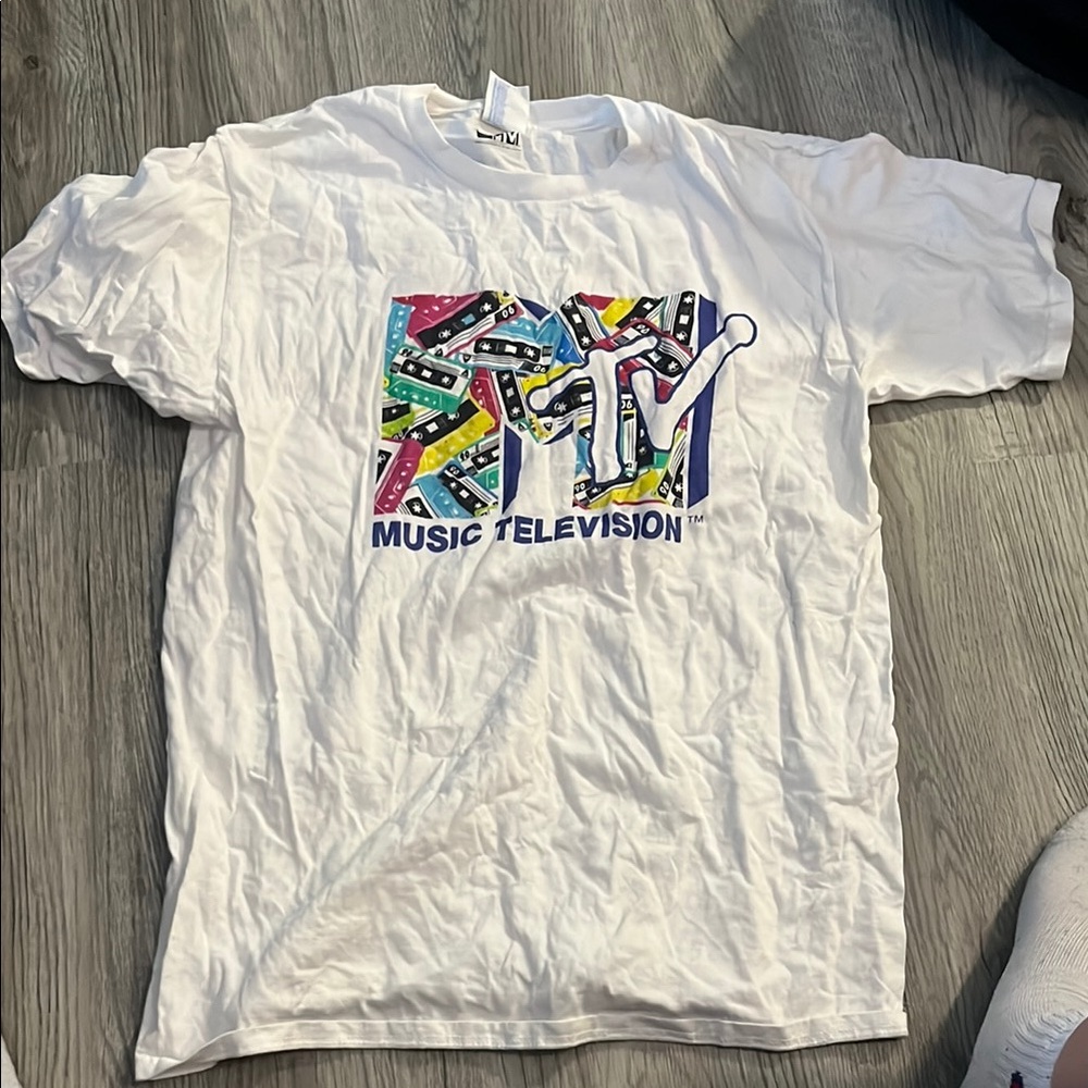 MTV White Graphic T-Shirt
